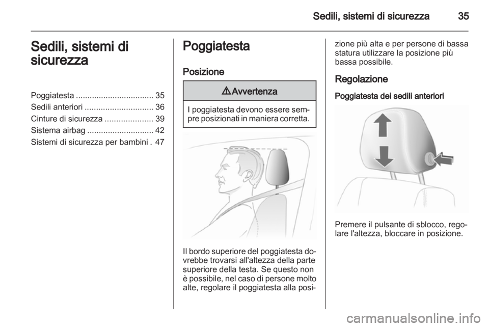 OPEL CORSA 2013.5  Manuale di uso e manutenzione (in Italian) 