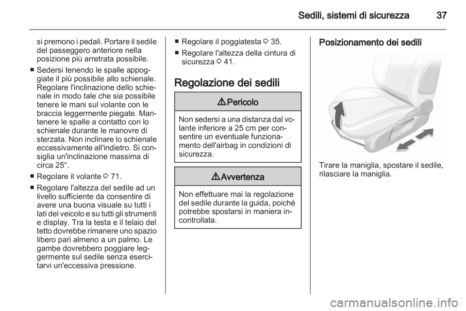 OPEL CORSA 2013.5  Manuale di uso e manutenzione (in Italian) 