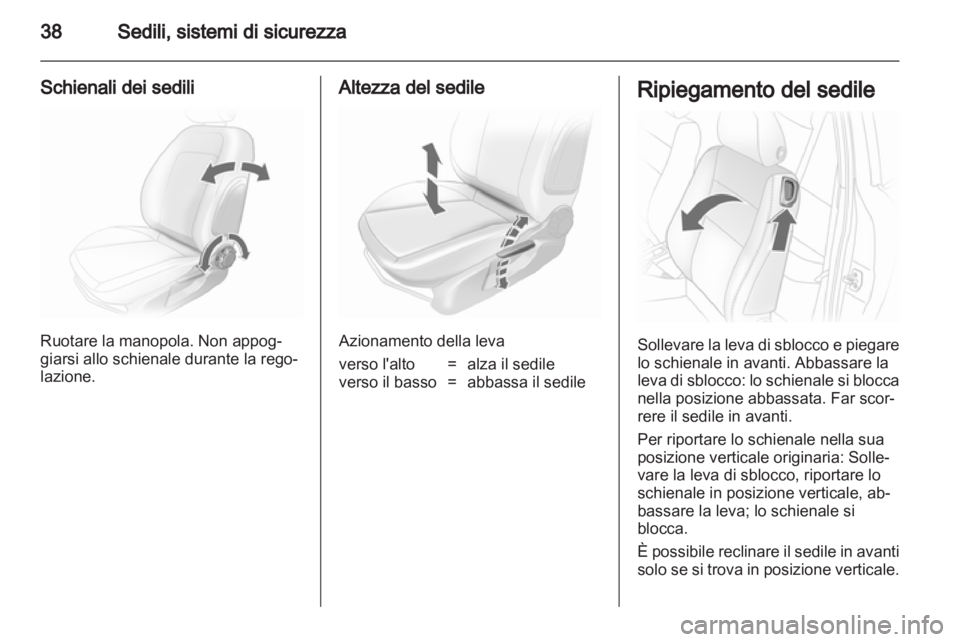 OPEL CORSA 2013.5  Manuale di uso e manutenzione (in Italian) 