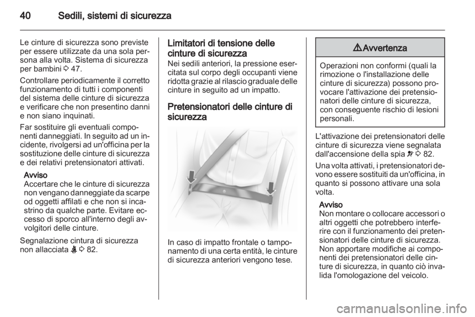 OPEL CORSA 2013.5  Manuale di uso e manutenzione (in Italian) 