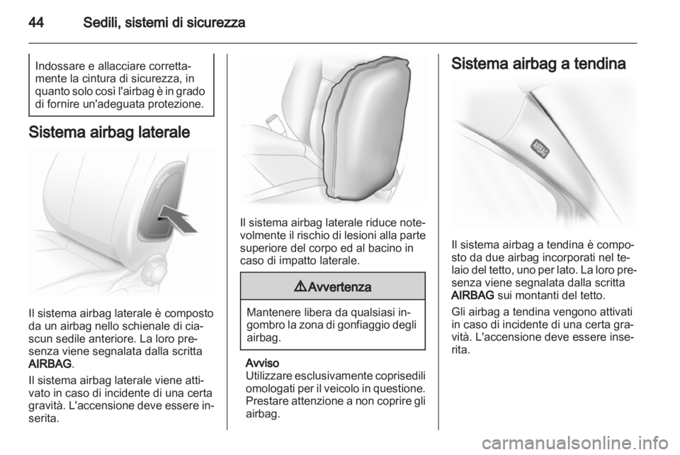 OPEL CORSA 2013.5  Manuale di uso e manutenzione (in Italian) 