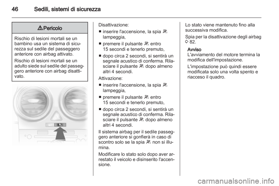 OPEL CORSA 2013.5  Manuale di uso e manutenzione (in Italian) 