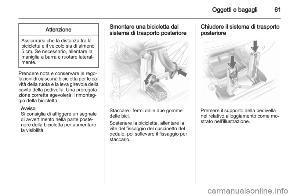OPEL CORSA 2013.5  Manuale di uso e manutenzione (in Italian) 