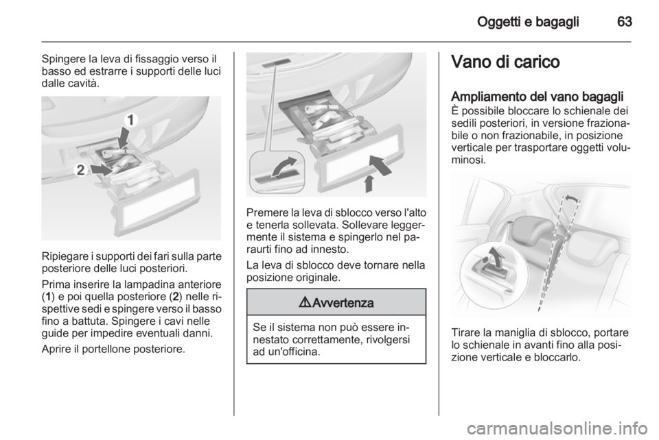 OPEL CORSA 2013.5  Manuale di uso e manutenzione (in Italian) 