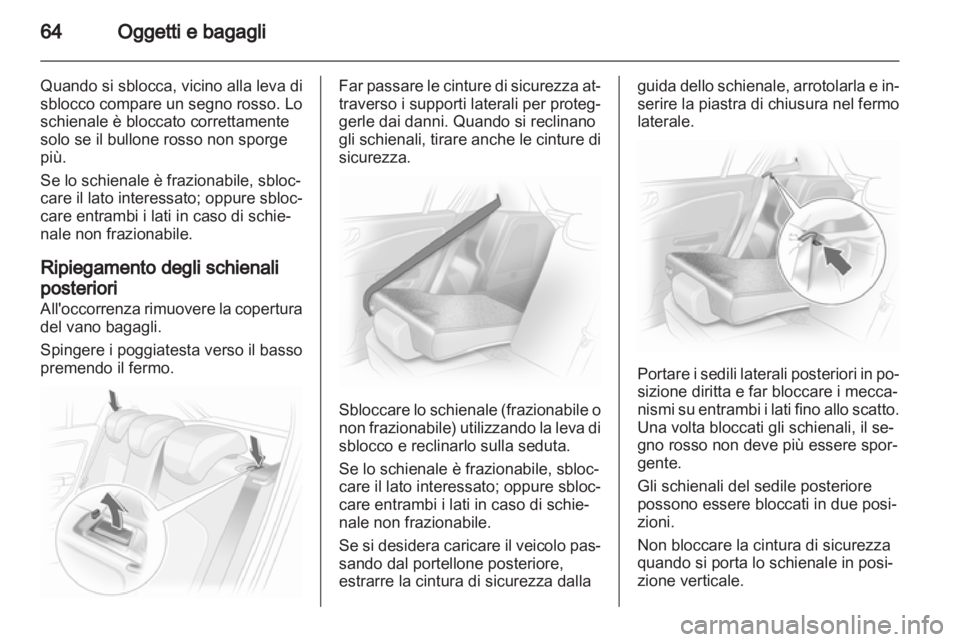 OPEL CORSA 2013.5  Manuale di uso e manutenzione (in Italian) 