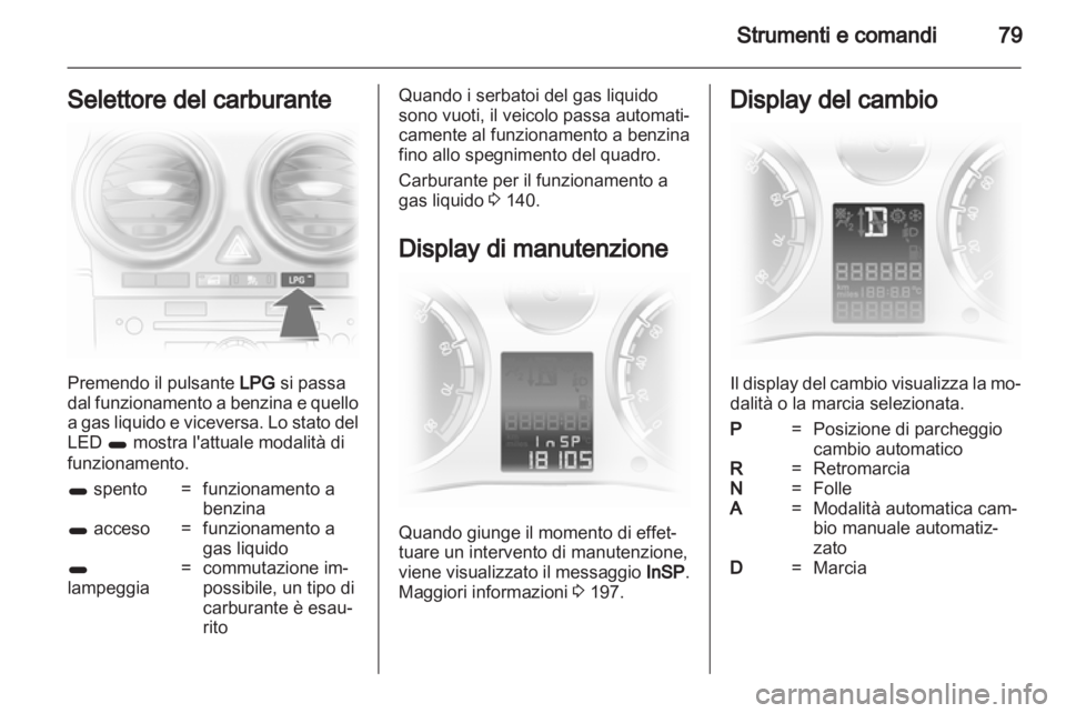 OPEL CORSA 2013.5  Manuale di uso e manutenzione (in Italian) 