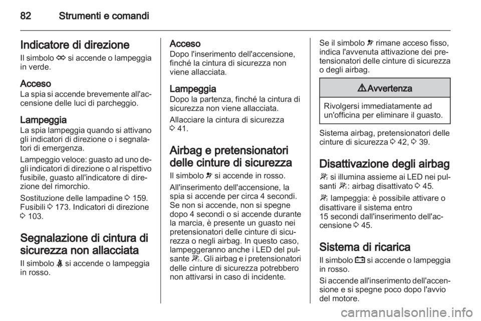 OPEL CORSA 2013.5  Manuale di uso e manutenzione (in Italian) 