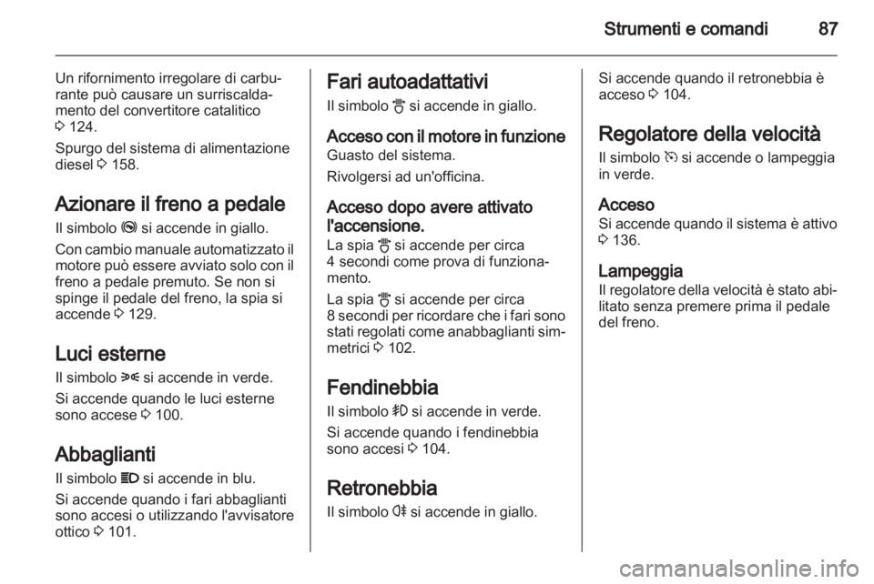OPEL CORSA 2013.5  Manuale di uso e manutenzione (in Italian) 