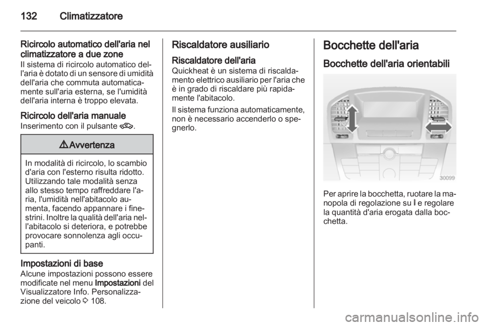 OPEL INSIGNIA 2010  Manuale di uso e manutenzione (in Italian) 