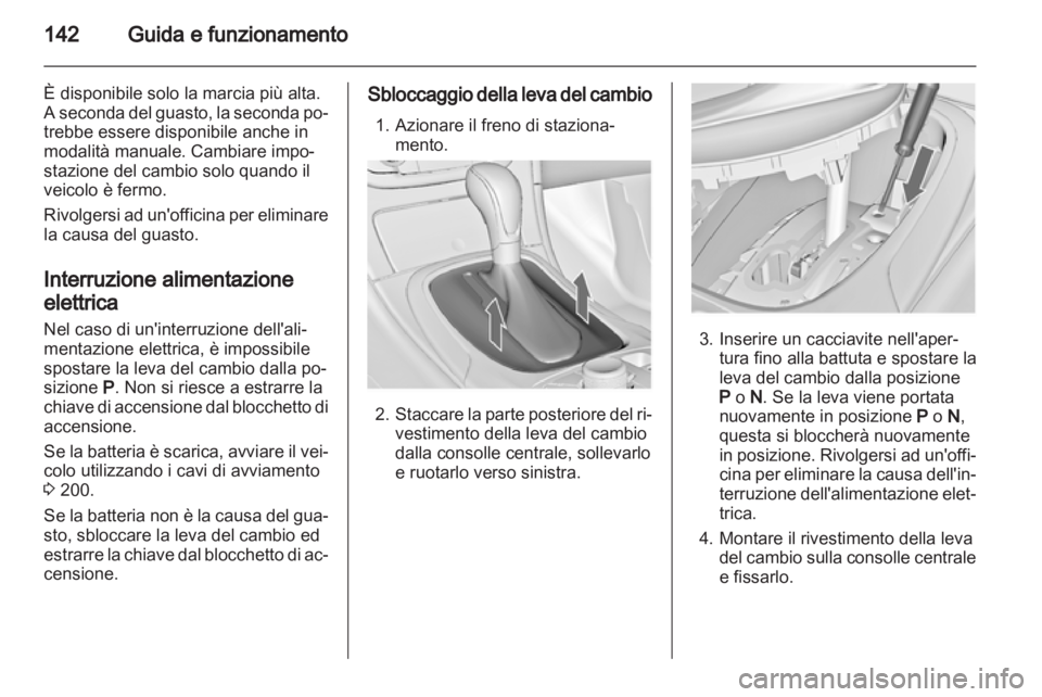 OPEL INSIGNIA 2010  Manuale di uso e manutenzione (in Italian) 