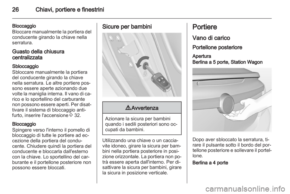 OPEL INSIGNIA 2010.5  Manuale di uso e manutenzione (in Italian) 