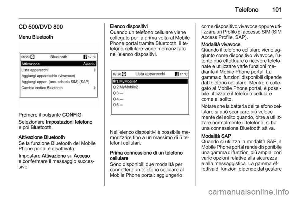 OPEL INSIGNIA 2011  Manuale del sistema Infotainment (in Italian) 