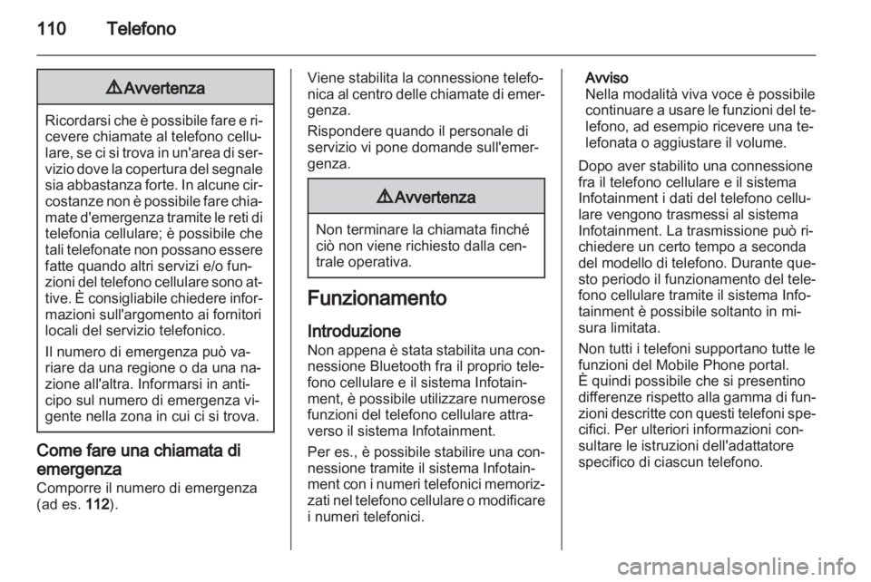 OPEL INSIGNIA 2011  Manuale del sistema Infotainment (in Italian) 