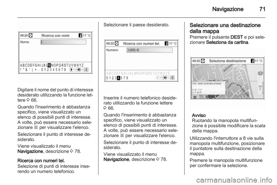 OPEL INSIGNIA 2011  Manuale del sistema Infotainment (in Italian) 