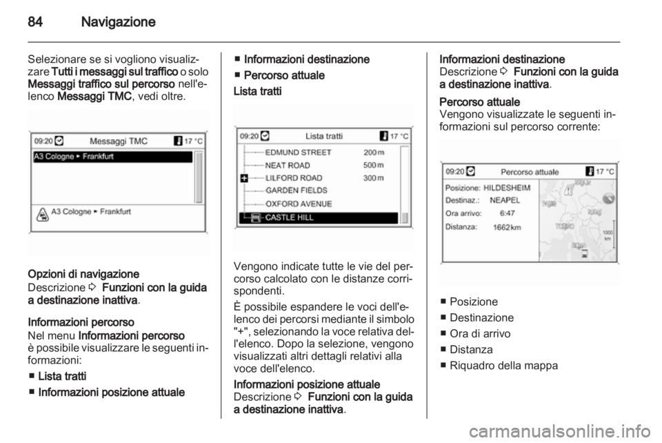 OPEL INSIGNIA 2011  Manuale del sistema Infotainment (in Italian) 