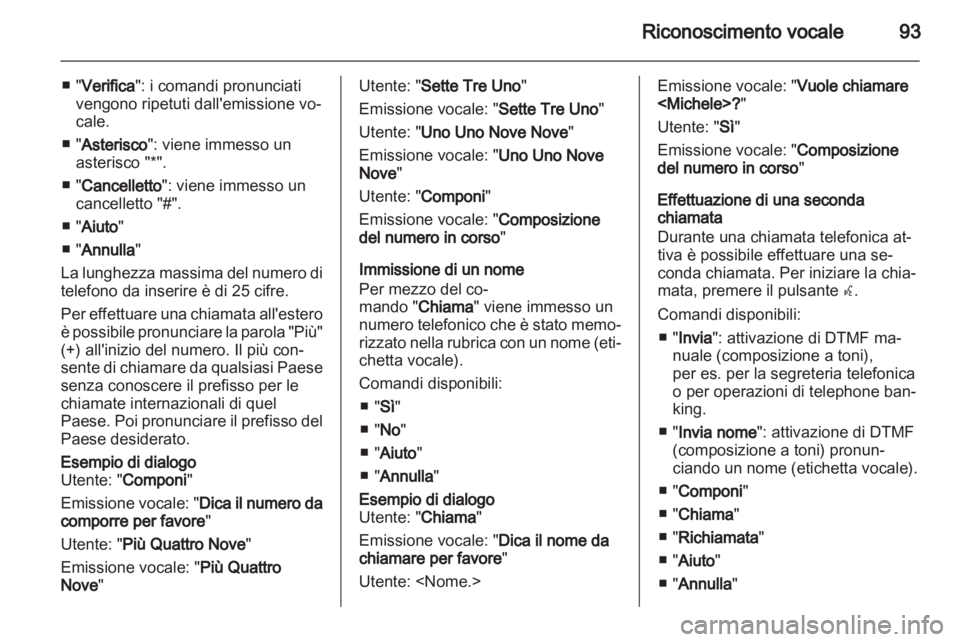 OPEL INSIGNIA 2011  Manuale del sistema Infotainment (in Italian) 