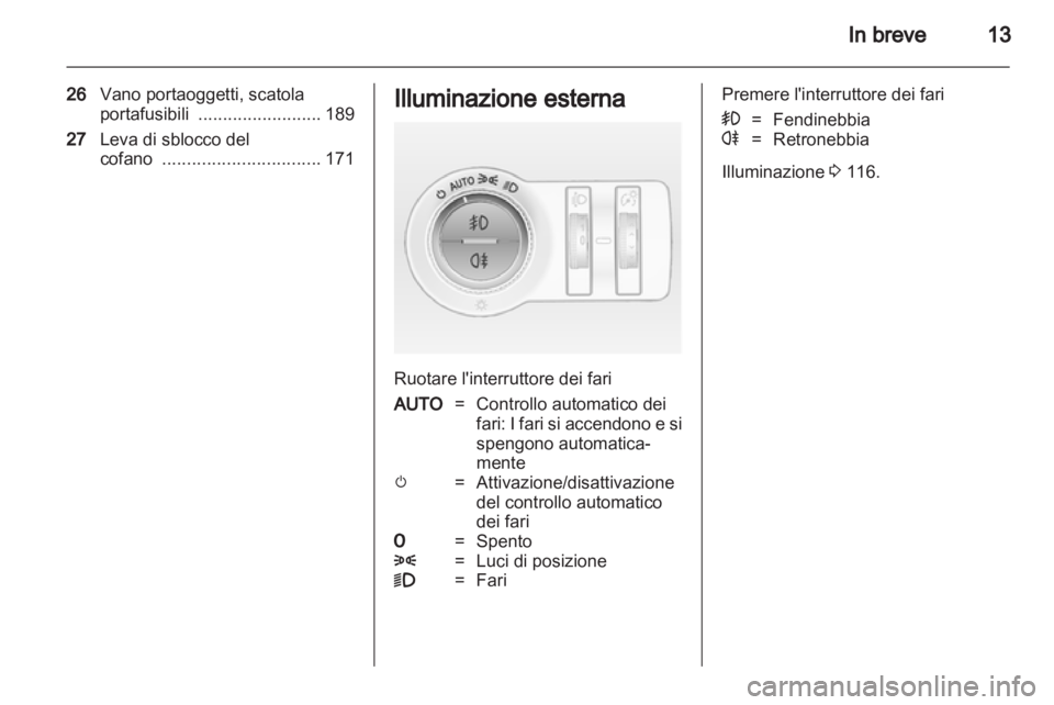 OPEL INSIGNIA 2011  Manuale di uso e manutenzione (in Italian) 