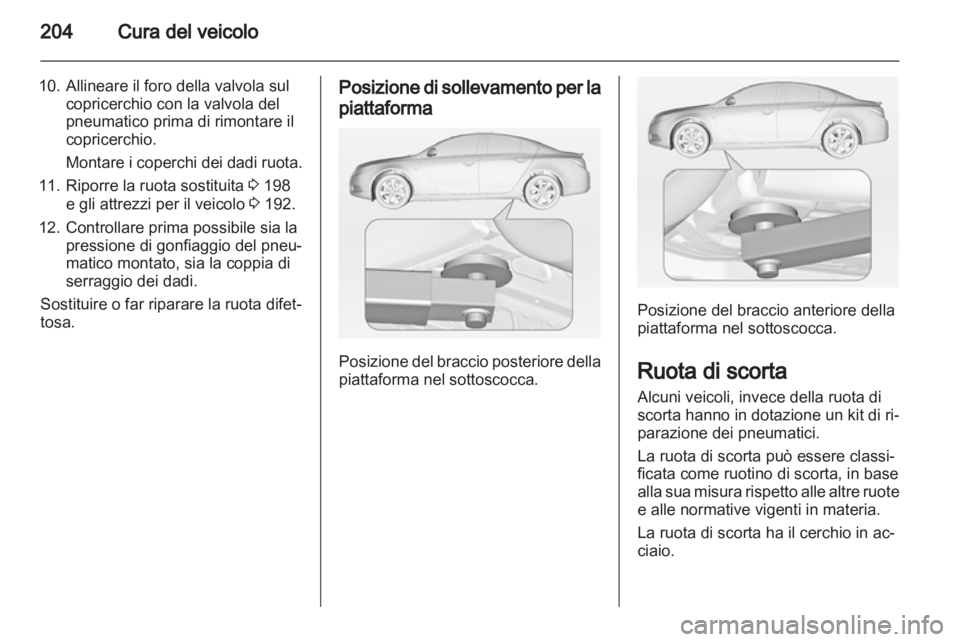 OPEL INSIGNIA 2011  Manuale di uso e manutenzione (in Italian) 