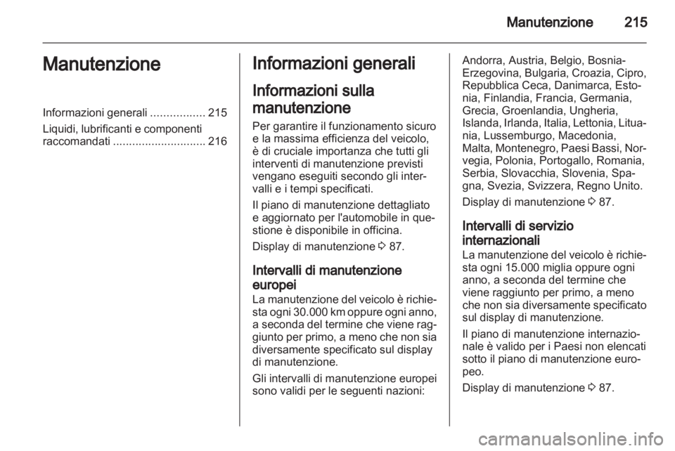 OPEL INSIGNIA 2011  Manuale di uso e manutenzione (in Italian) 