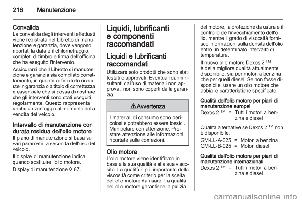OPEL INSIGNIA 2011  Manuale di uso e manutenzione (in Italian) 