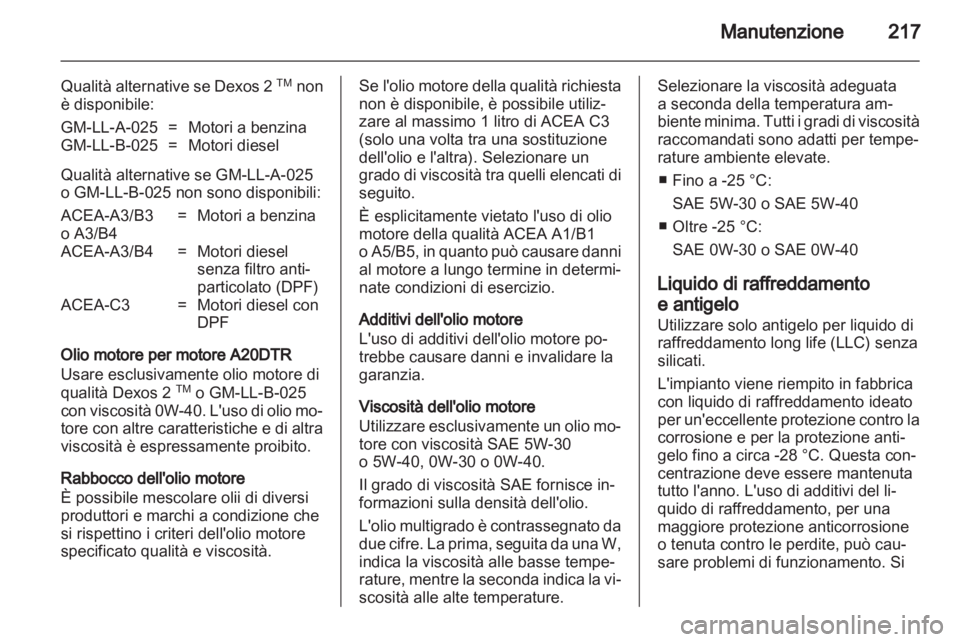 OPEL INSIGNIA 2011  Manuale di uso e manutenzione (in Italian) 