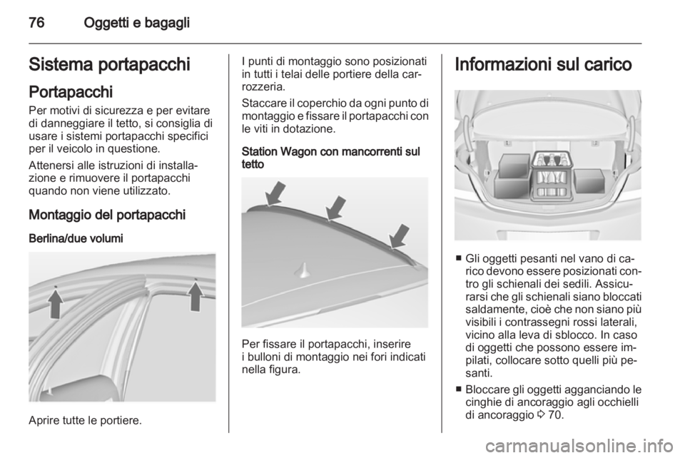 OPEL INSIGNIA 2011  Manuale di uso e manutenzione (in Italian) 