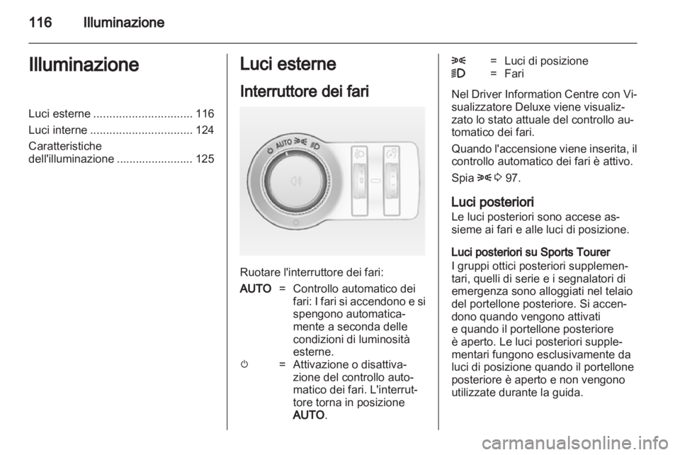 OPEL INSIGNIA 2012  Manuale di uso e manutenzione (in Italian) 