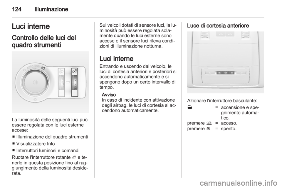 OPEL INSIGNIA 2012  Manuale di uso e manutenzione (in Italian) 