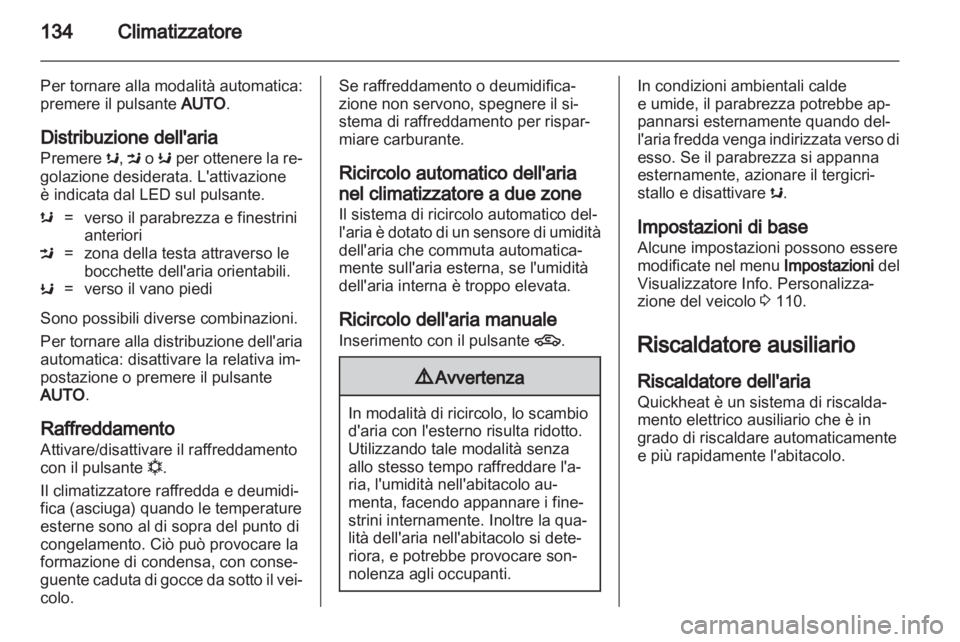 OPEL INSIGNIA 2012  Manuale di uso e manutenzione (in Italian) 