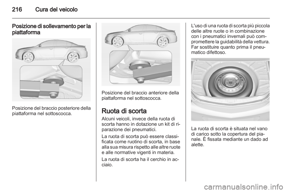 OPEL INSIGNIA 2012  Manuale di uso e manutenzione (in Italian) 