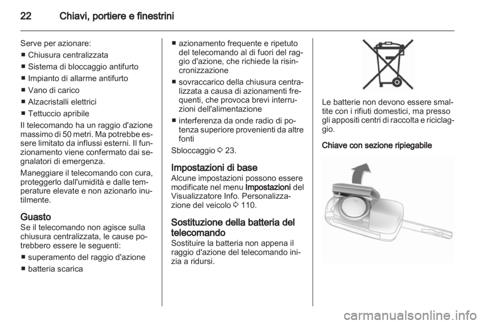 OPEL INSIGNIA 2012  Manuale di uso e manutenzione (in Italian) 