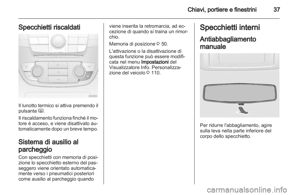 OPEL INSIGNIA 2012  Manuale di uso e manutenzione (in Italian) 
