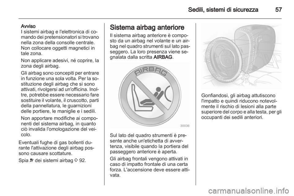 OPEL INSIGNIA 2012  Manuale di uso e manutenzione (in Italian) 