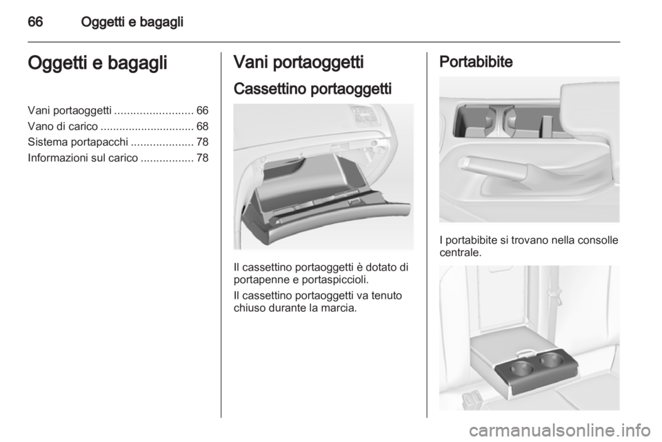 OPEL INSIGNIA 2012  Manuale di uso e manutenzione (in Italian) 