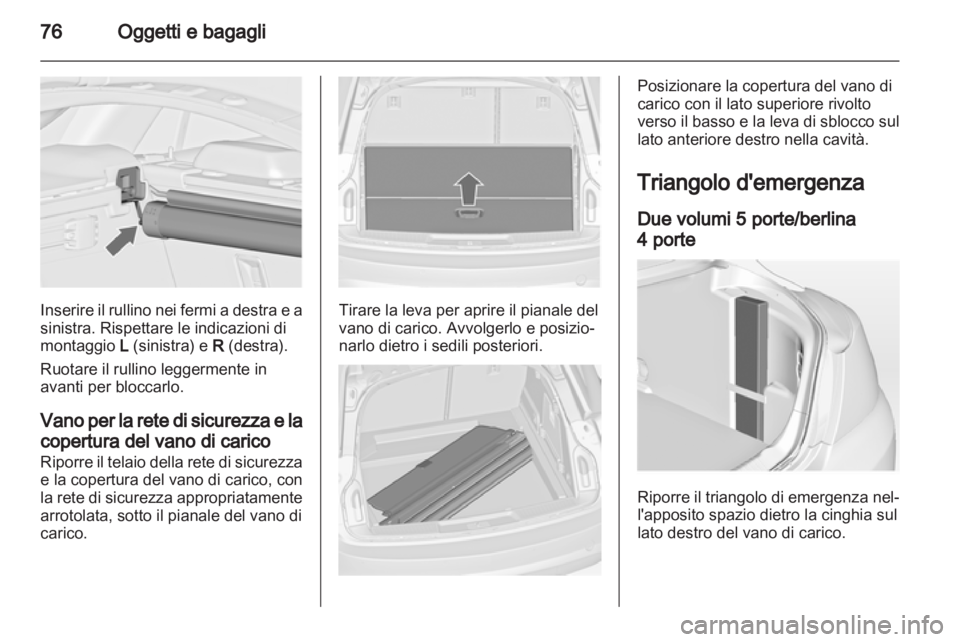 OPEL INSIGNIA 2012  Manuale di uso e manutenzione (in Italian) 