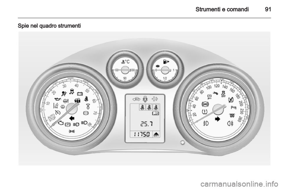 OPEL INSIGNIA 2012  Manuale di uso e manutenzione (in Italian) 