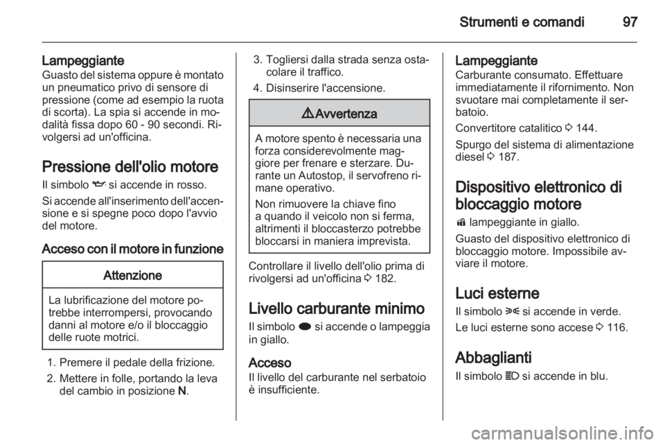 OPEL INSIGNIA 2012  Manuale di uso e manutenzione (in Italian) 