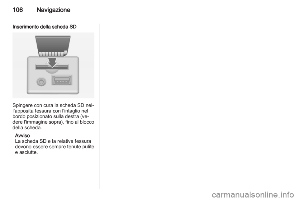 OPEL INSIGNIA 2012.5  Manuale del sistema Infotainment (in Italian) 