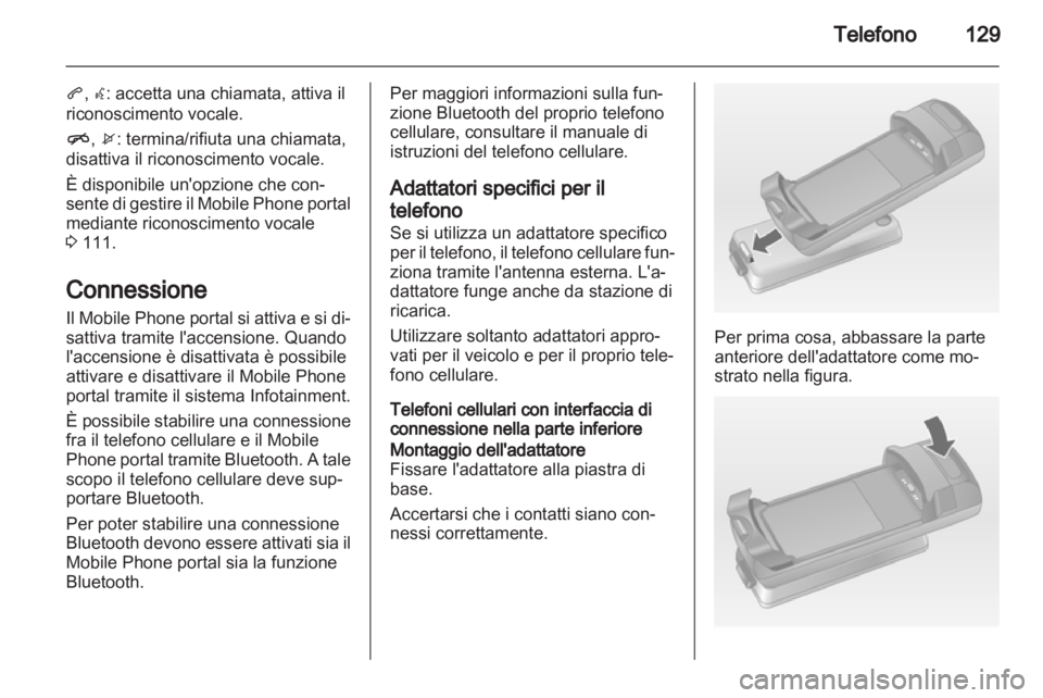 OPEL INSIGNIA 2012.5  Manuale del sistema Infotainment (in Italian) 
