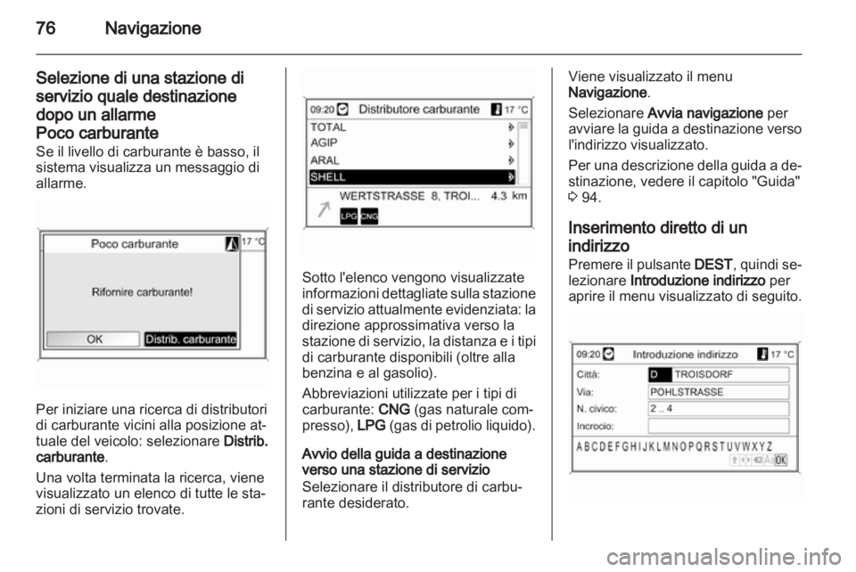 OPEL INSIGNIA 2012.5  Manuale del sistema Infotainment (in Italian) 