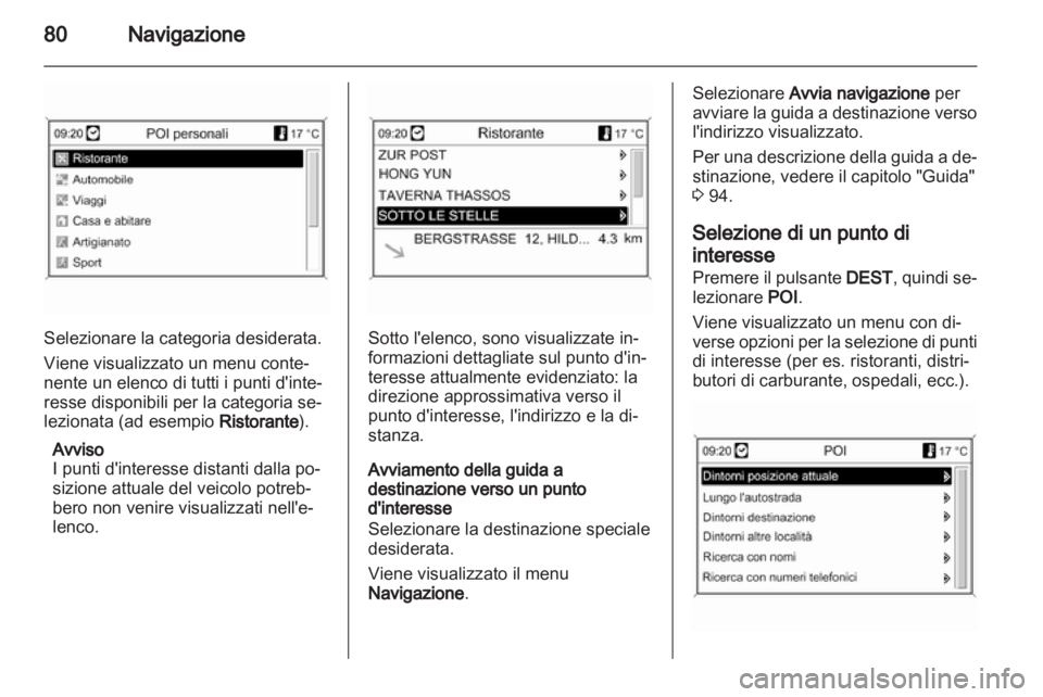 OPEL INSIGNIA 2012.5  Manuale del sistema Infotainment (in Italian) 