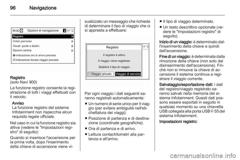 OPEL INSIGNIA 2012.5  Manuale del sistema Infotainment (in Italian) 