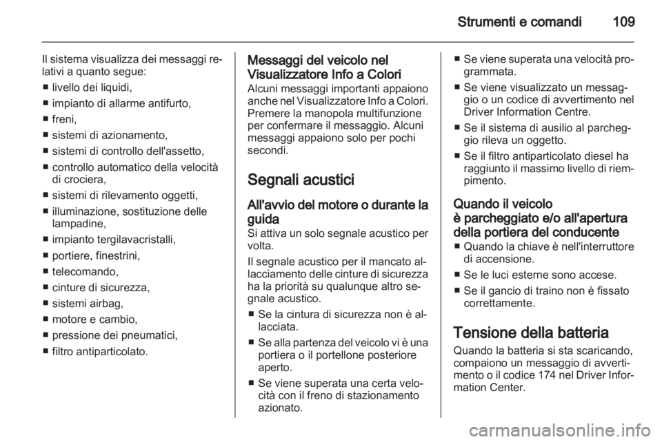 OPEL INSIGNIA 2012.5  Manuale di uso e manutenzione (in Italian) 