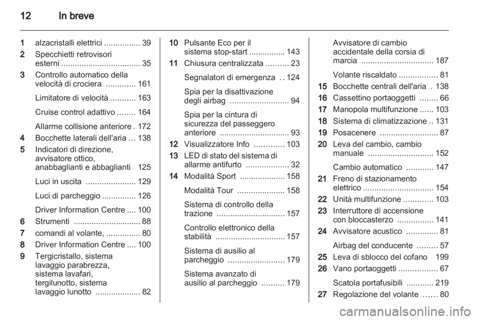OPEL INSIGNIA 2012.5  Manuale di uso e manutenzione (in Italian) 