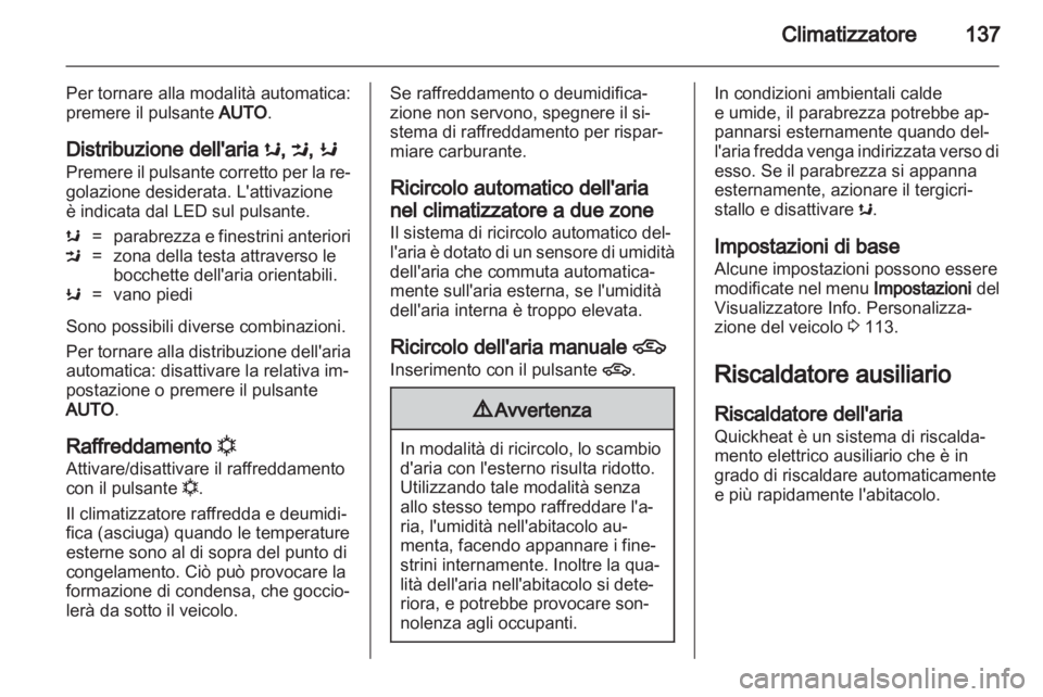 OPEL INSIGNIA 2012.5  Manuale di uso e manutenzione (in Italian) 