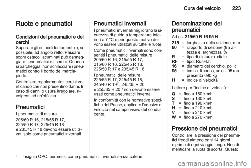 OPEL INSIGNIA 2012.5  Manuale di uso e manutenzione (in Italian) 