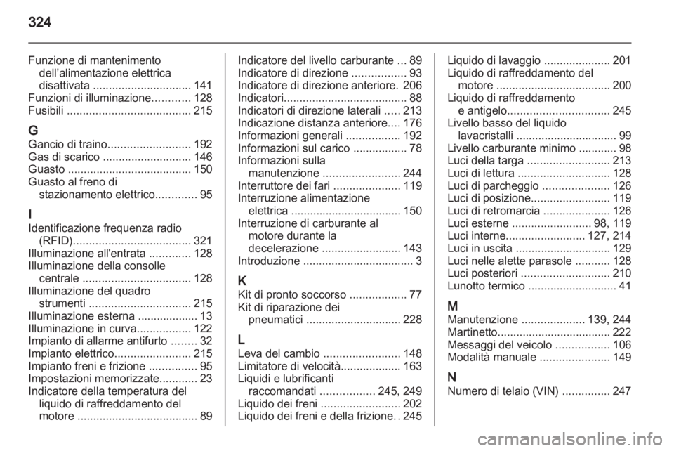 OPEL INSIGNIA 2012.5  Manuale di uso e manutenzione (in Italian) 