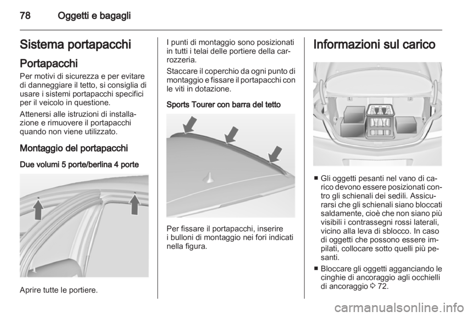 OPEL INSIGNIA 2012.5  Manuale di uso e manutenzione (in Italian) 