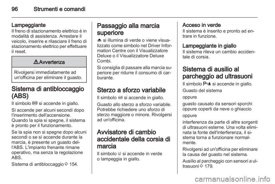 OPEL INSIGNIA 2012.5  Manuale di uso e manutenzione (in Italian) 