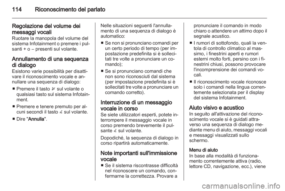 OPEL INSIGNIA 2013  Manuale del sistema Infotainment (in Italian) 